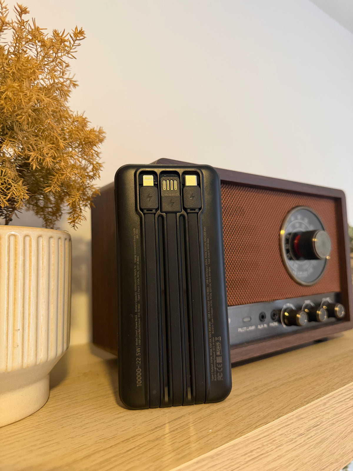 Power Bank con Cables Integrados y Carga Optima – VOLTY Charge